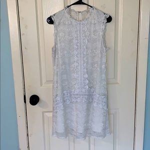 White lace dress